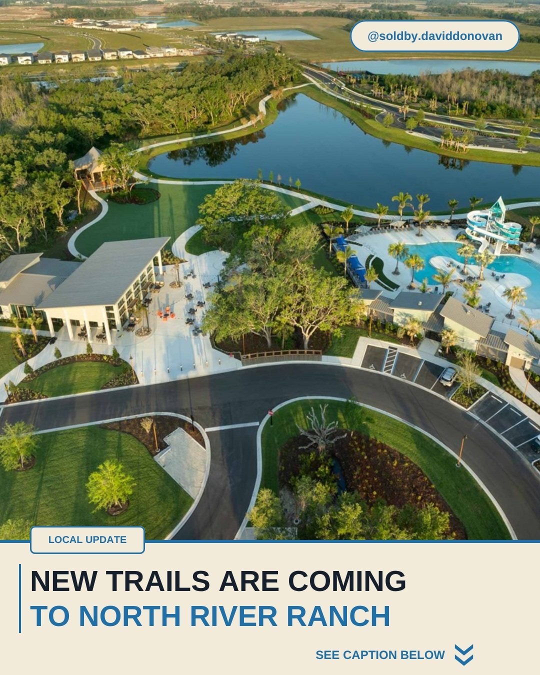 New Trails Are Coming to North River Ranch — Donovan Homes local update graphic